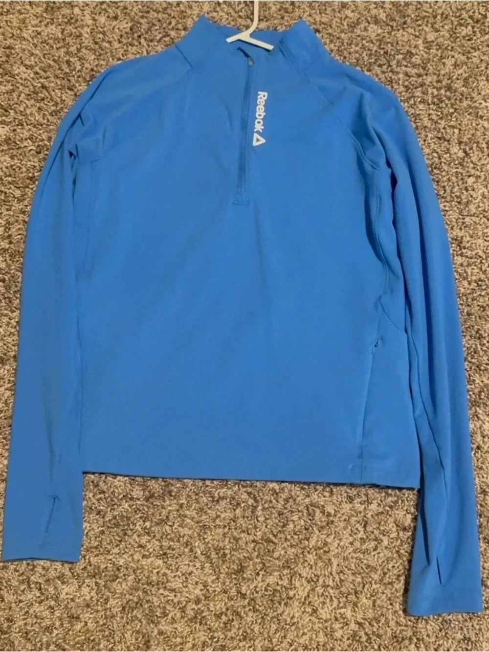 Reebok Men’s Electric Blue Long Sleeve Swim Rash Guard